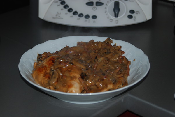 escalope de dinde chasseur