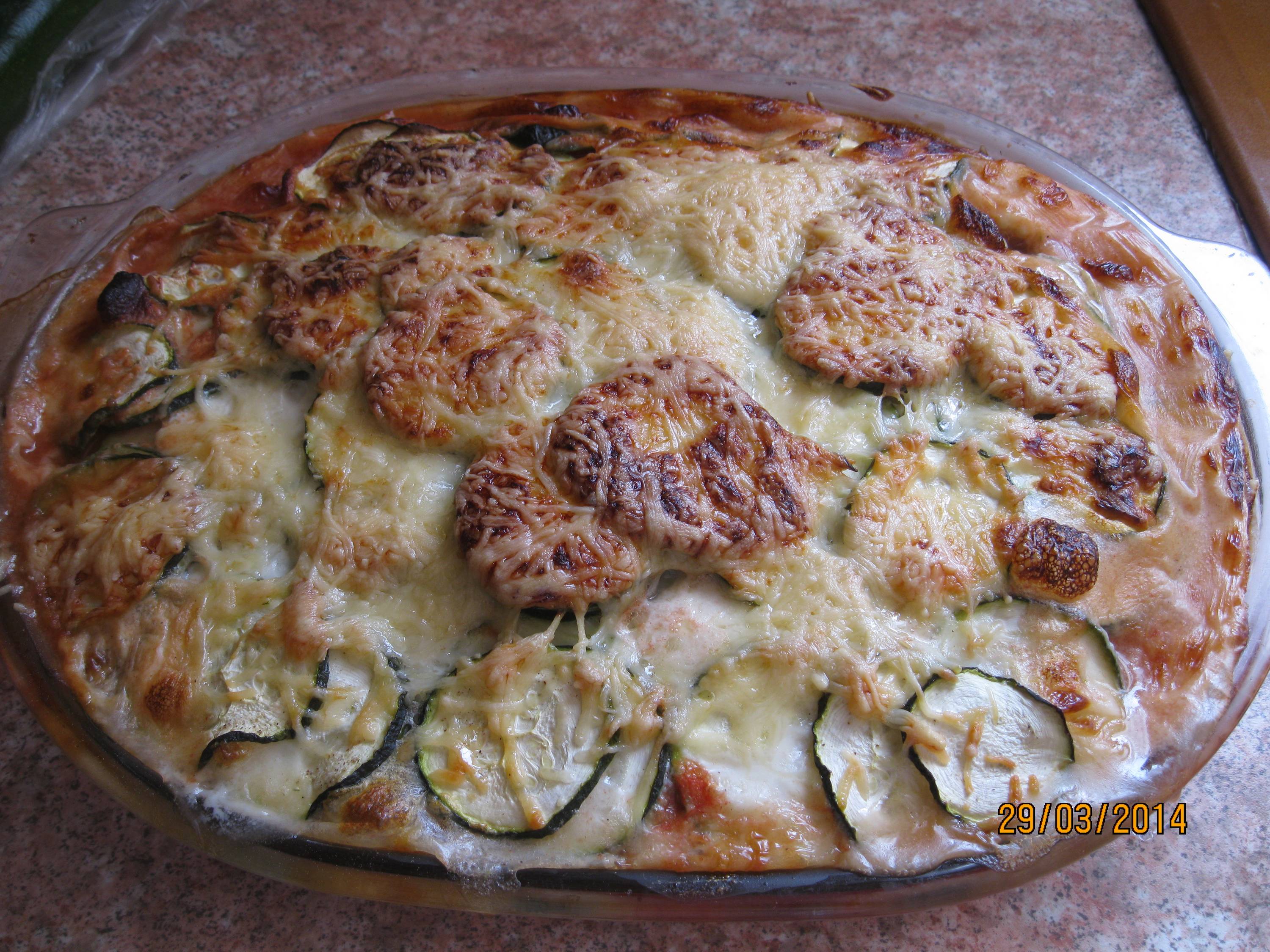 Gratin De Courgettes Au Jambon