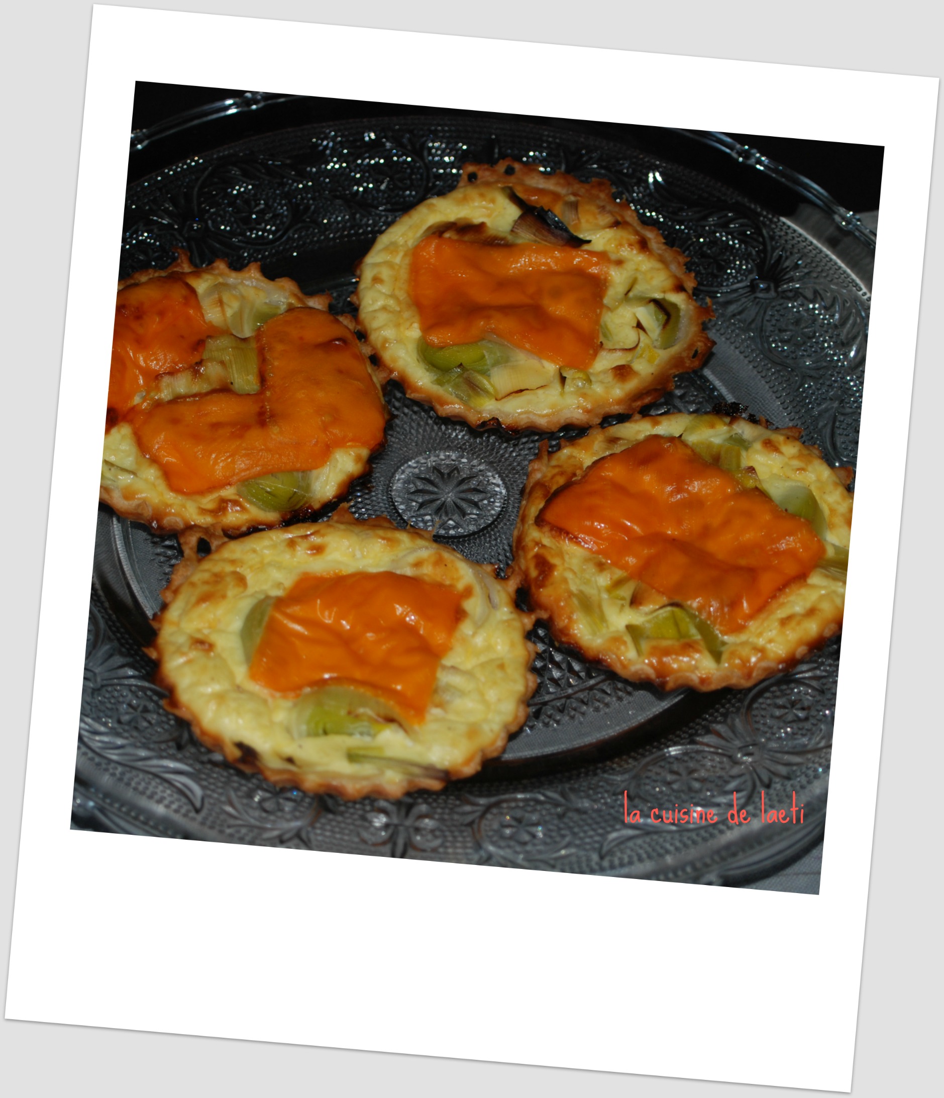 Tartelettes Aux Poireaux Et Au Cheddar